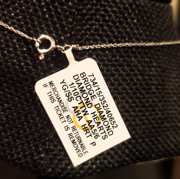 RARE AMERICAN HEART ASSOCIATION DIAMOND NECKLACE. - Picture 3 of 8